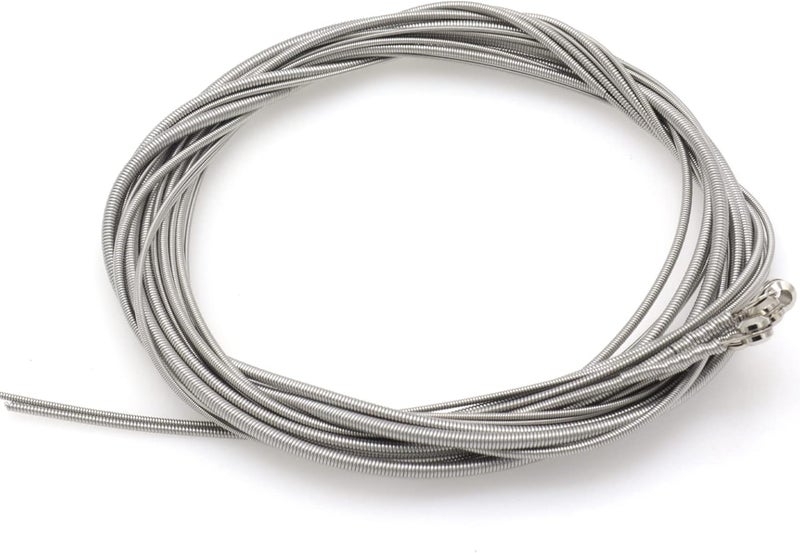 Cheerock Stainless Steel 5 String Bass Strings Replacement Set, Acoustic Bass Strings, Electric Bass String, 5 String Bass Instrument Accessories - Image 1